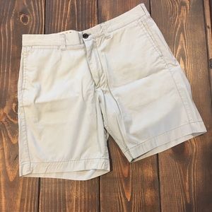 Khaki/Cream Fossil Shorts